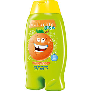 Naturals-Duschgel & Schaumbad  kids Orange 250 ml