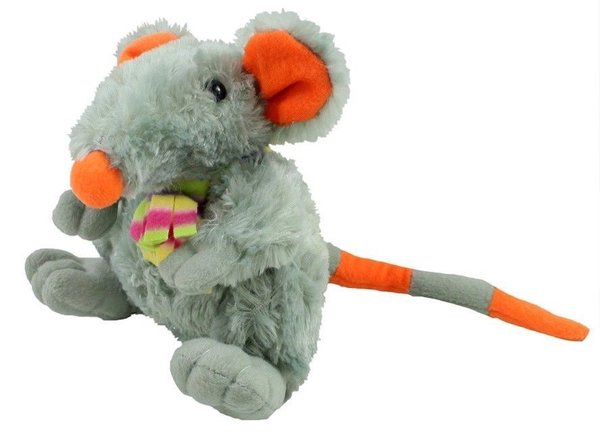 Kuschelweiche Ratte sitzend 18 cm Plüschtier Stofftier NEU