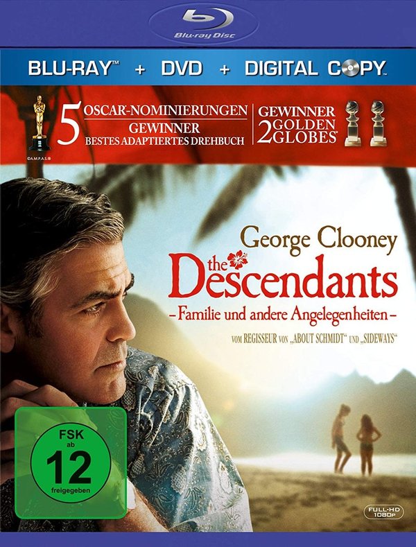The Descendants - Familie und andere Angelegenheiten (+ DVD + Digital Copy) [Blu-ray]
