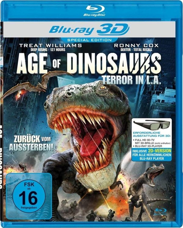 Geschenk-Idee - Age Of Dinosaurs - Terror In L.A. - 3D Blu-ray & 2D Version