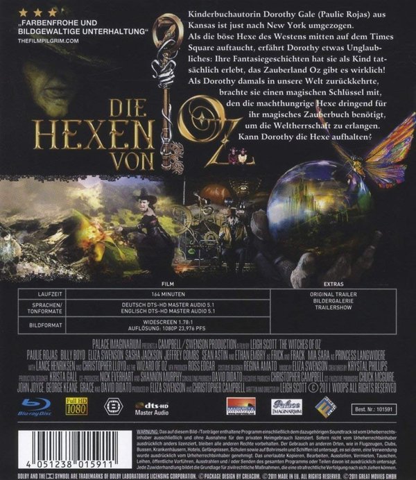 Die Hexen Von Oz (Extended Uncut Edition) [Real 3D Blu-ray]