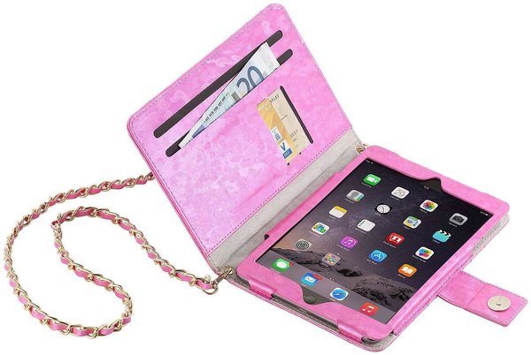 Xcase Tablet-Tragtaschen: Design, Cover für iPad Mini und Tablets bis 7,9", Pink
