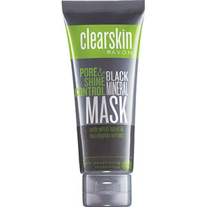 Clearskin pore & shine control Schwarze Mineral-Maske 75 ml
