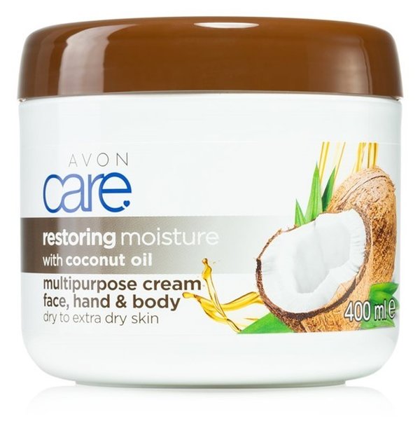 Care-Multiaktiv-Creme für Gesicht, Hände & Körper mit Kokosöl 400 ml