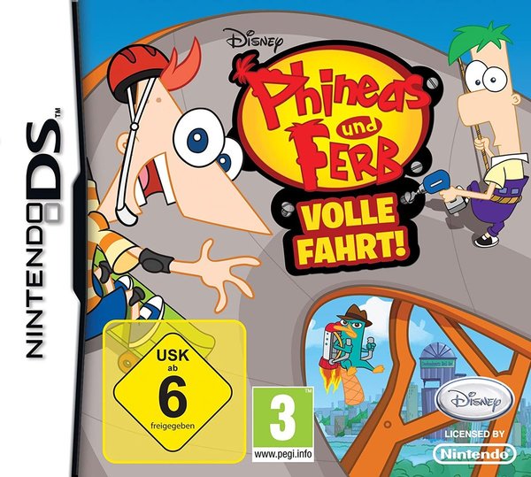 Geschenk-Idee - Phineas und Ferb: Volle Fahrt!, Nintendo DS -Gebraucht,